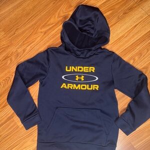 Under Armour Kids Navy Hoodie Size Medium